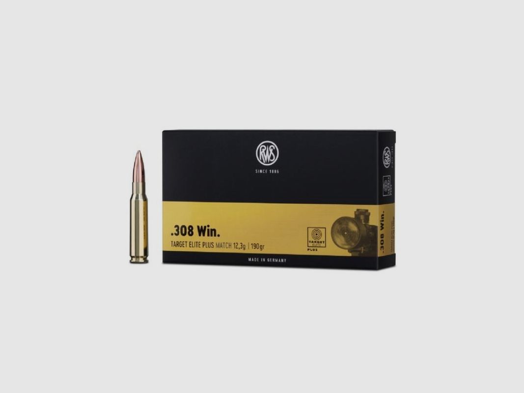 RWS Target Elite Plus .308Win 190gr, image 1 of 3