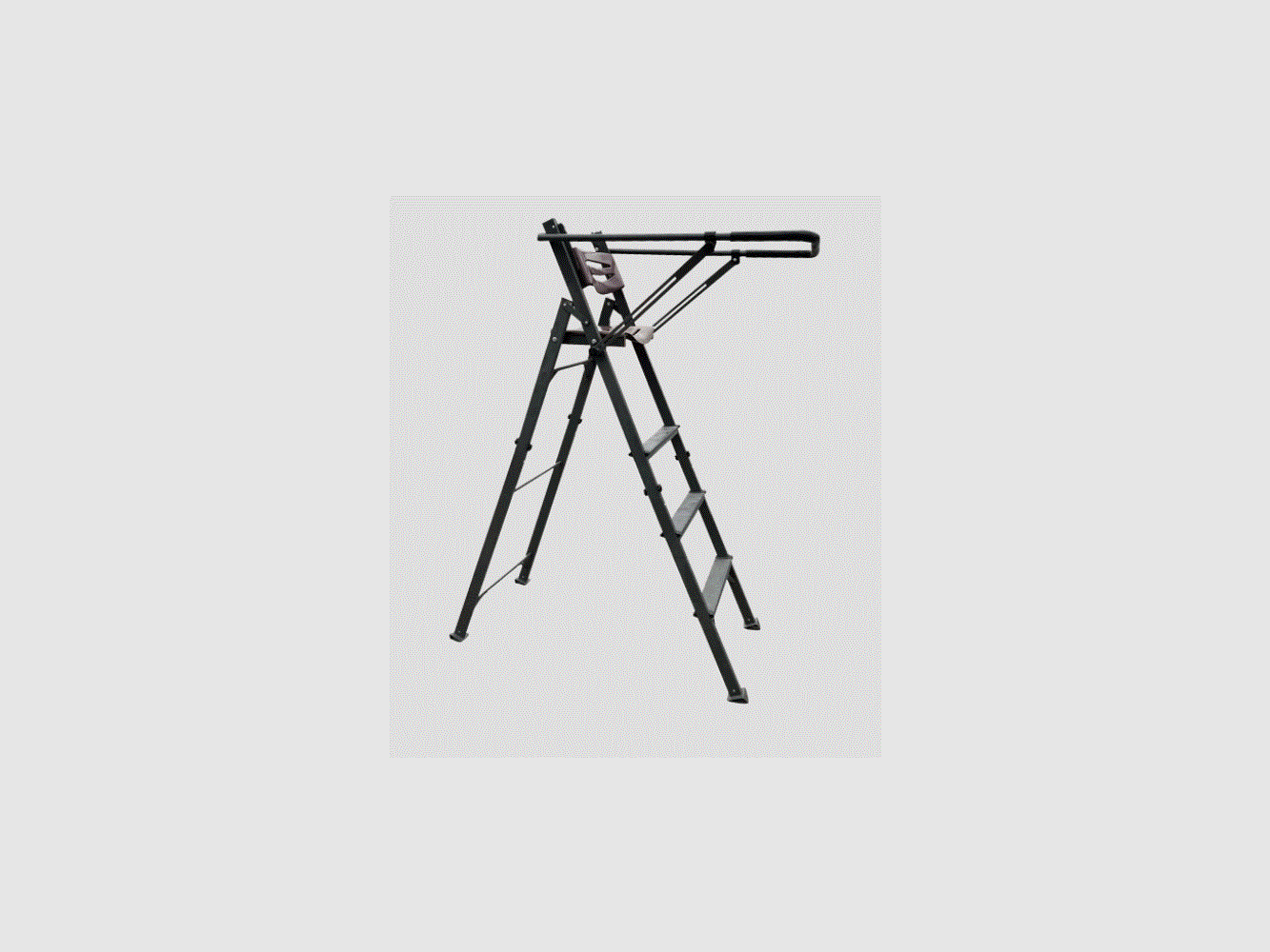 Ansitzstuhl aus Aluminium