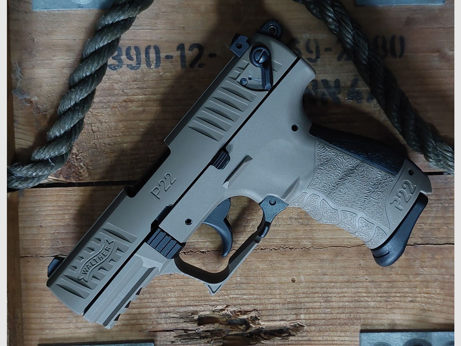⚠️ RZADKO! MODEL SPECJALNY Walther P22Q - FDE - Flat Dark Earth (PTB 778) P 22 Q P22