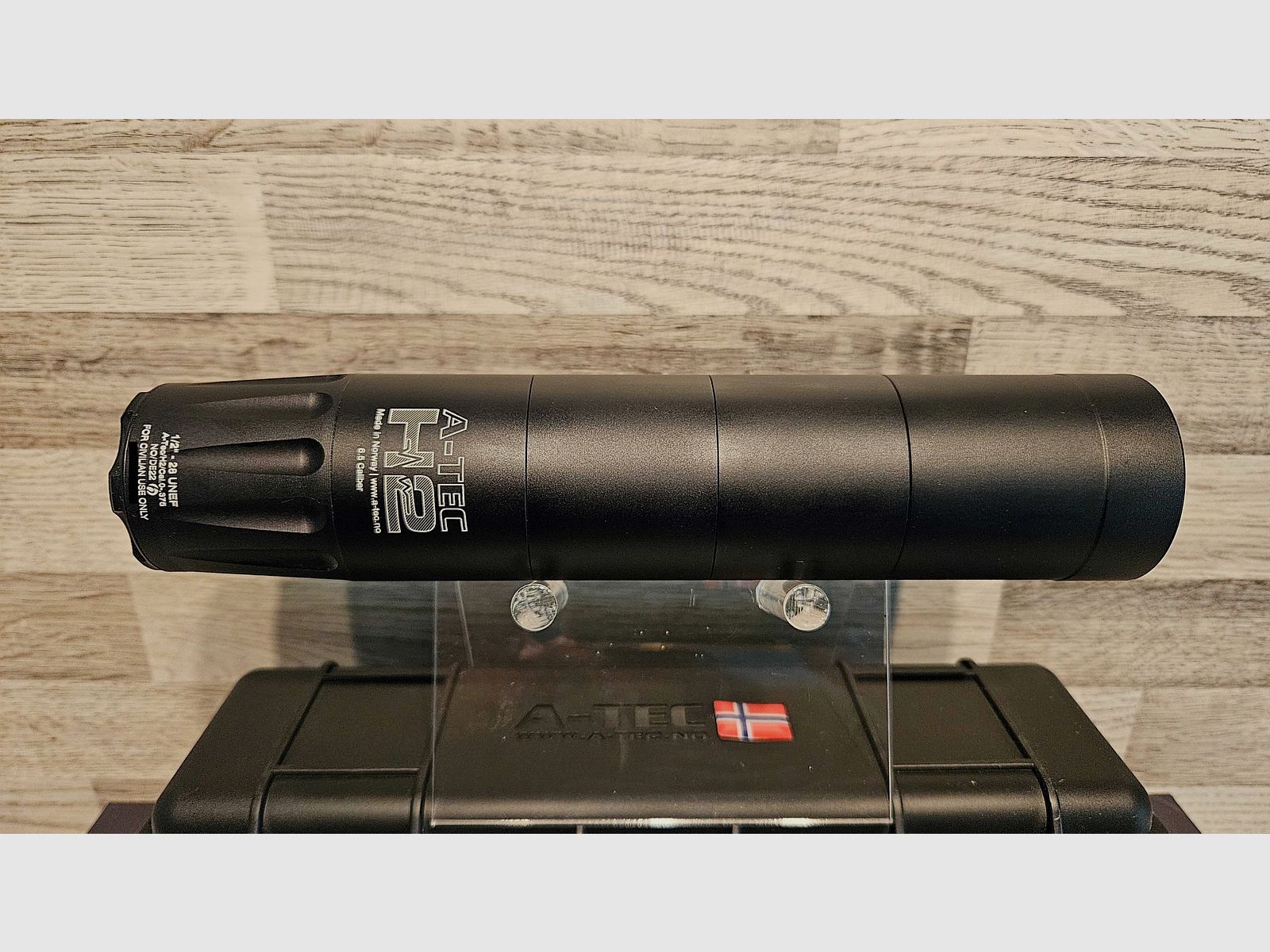 Neuware vom Fachhandel - Schalldämpfer A-TEC H2 Kal. 6,5 Gewinde 1/2"-28
