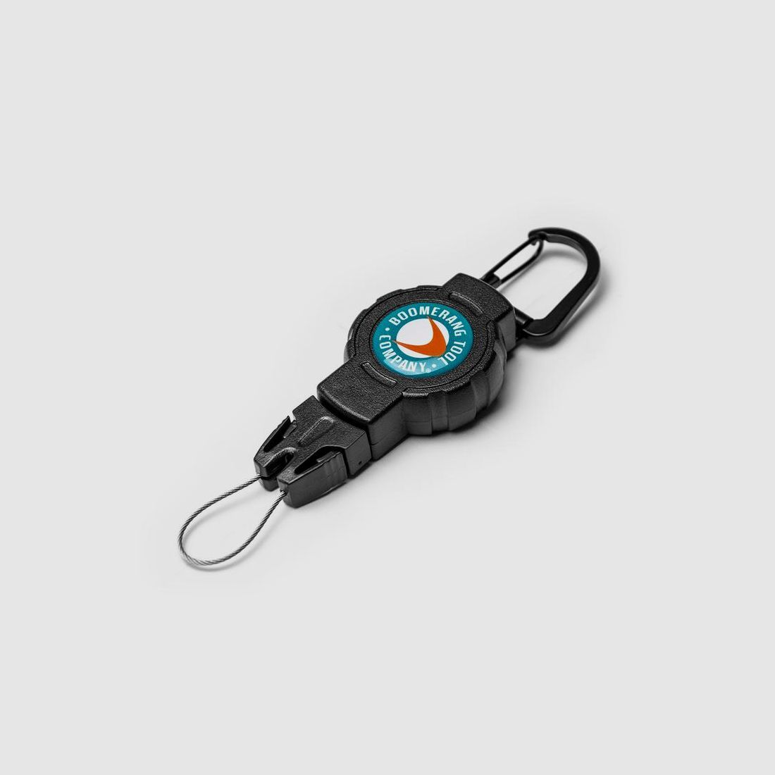 Boomerang Gear Tether Medium Karabiner, Schwarz