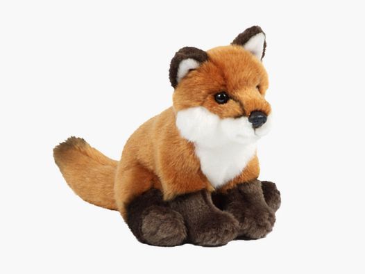 Plüschtier Fuchs sitzend 15cm