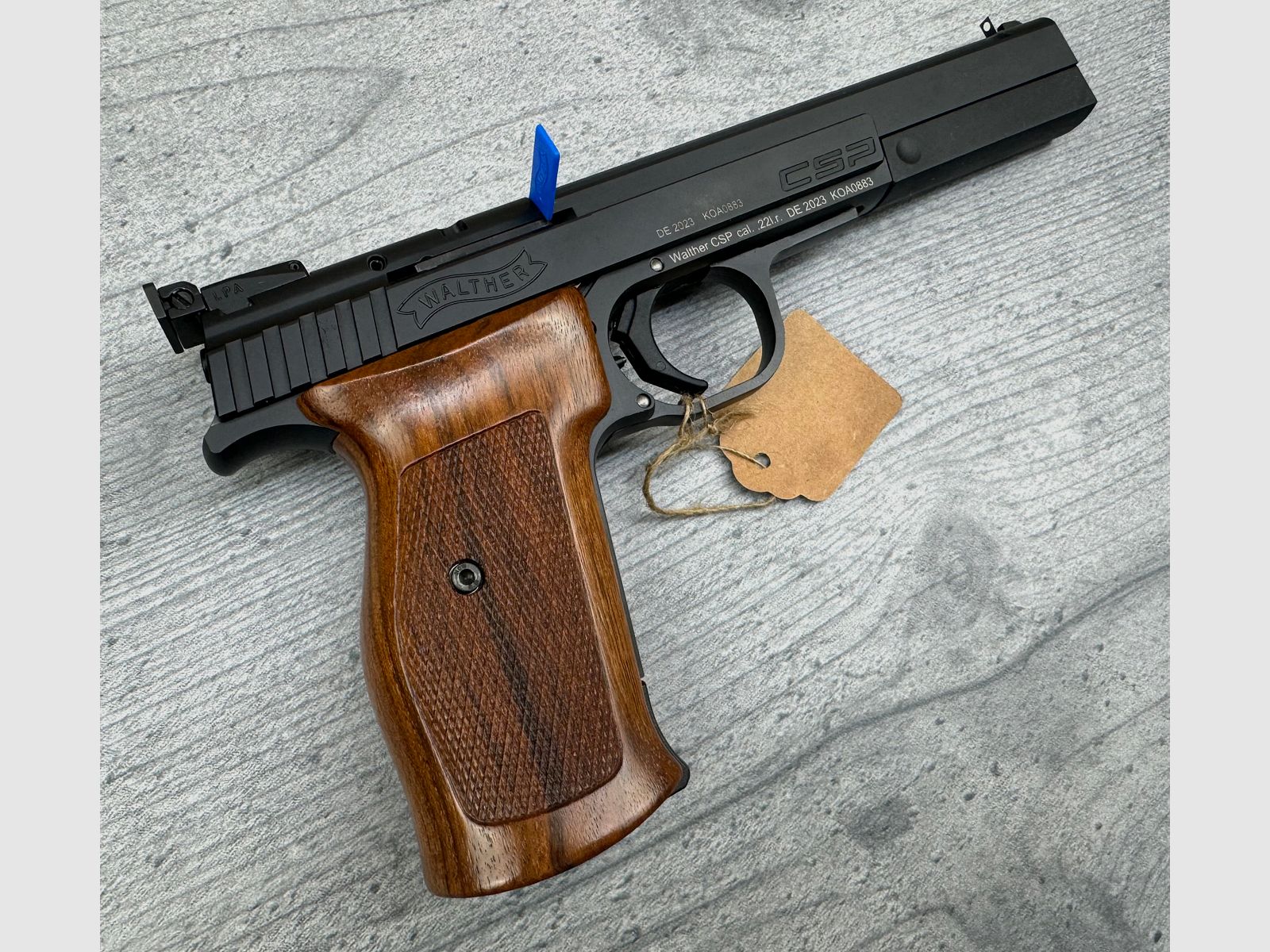 Vorführwaffe Carl WALTHER CSP Dynamic .22lr einstellbarer Matchabzug Sportpistole