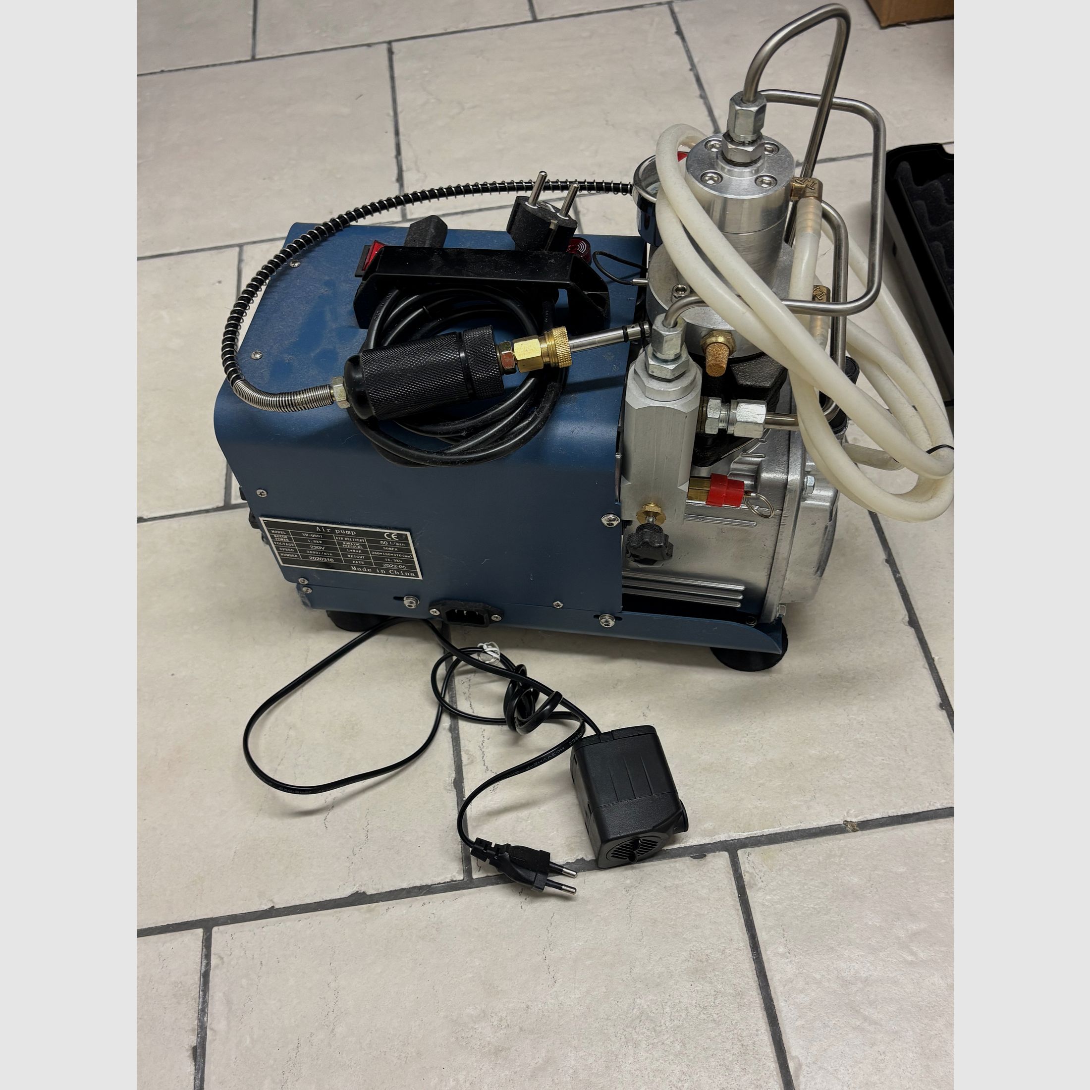 wenig benutze HP Max als Komplettset (inkl. Kompressor)