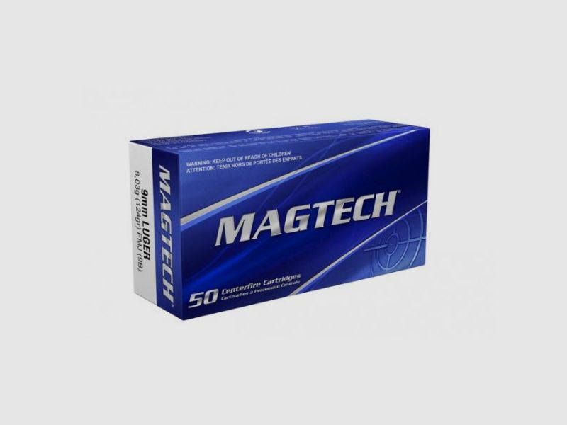 MAGTECH 9MM LUGER 124GRS. - FMJ/VM - 50 SCHUSS