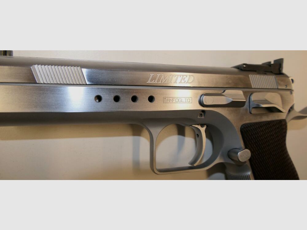 Tanfoglio Pistole, Tanfoglio Limited Custom, Gebraucht .45Auto, .45ACP mit Ersatzmagazin