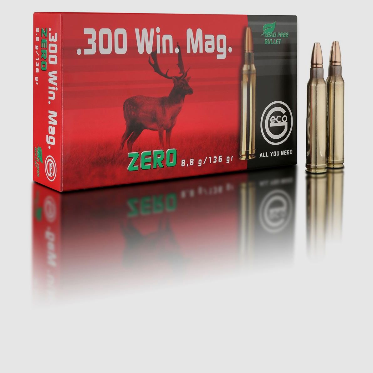 Geco .300WinMag Zero 8,8g - 136gr
