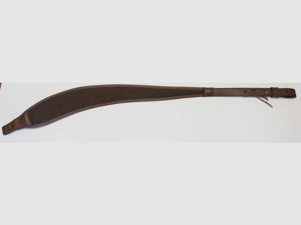 Rifle sling leather/loden – ergonomic