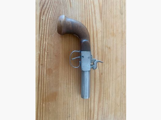 Antique Terzerol percussion pocket pistol