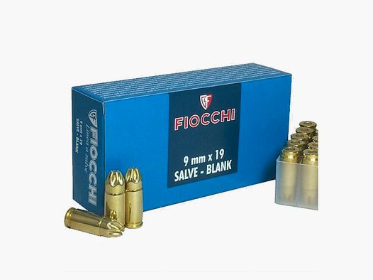Amunicja HUKOWA 9mm FIOCCHI LUGER SALVE BLANK op 50szt