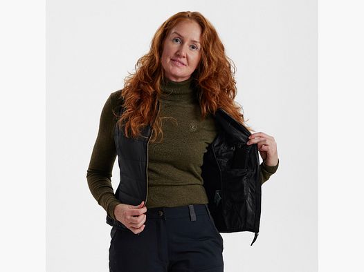 Deerhunter Lady Heat Inner Waistcoat Black 48