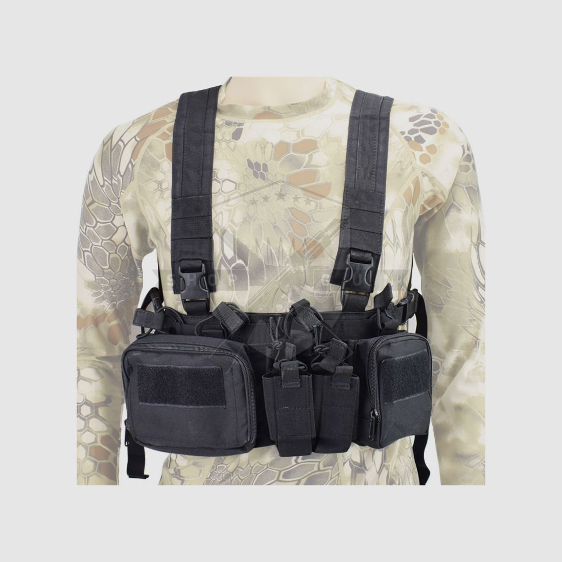 Multi Chestrig Basic (Schwarz)