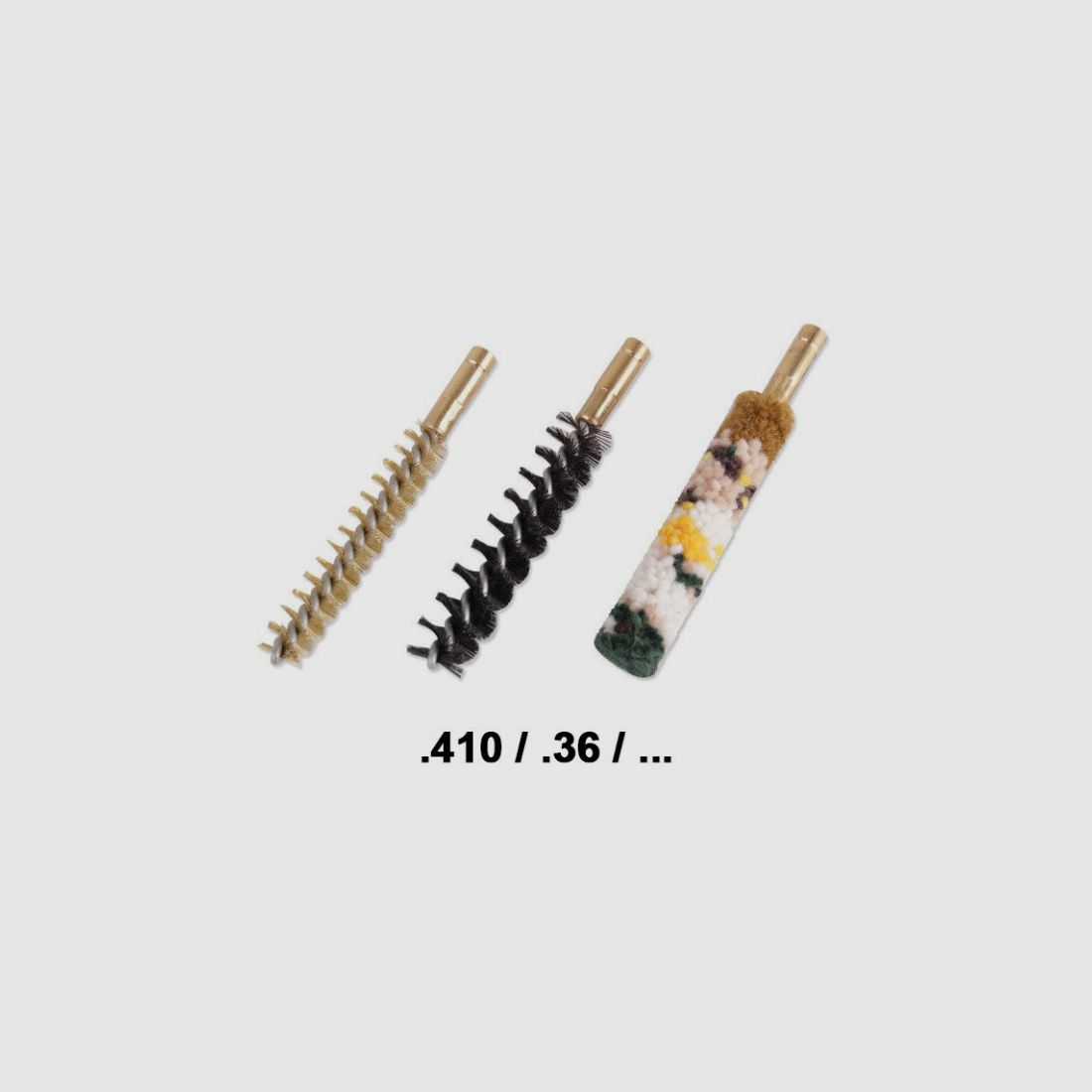 Lot de 3 écouvillons de nettoyage calibre .410 /.36 / 9FLOBERT