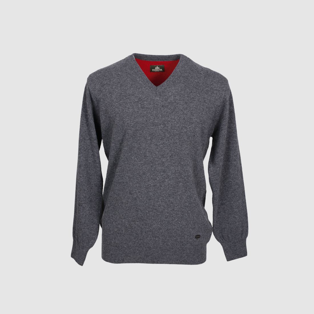 Foresta Albert V-Pullover 48 grau