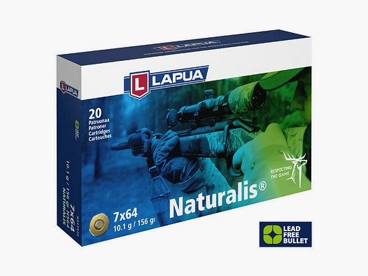 Lapua Naturalis 10,1g/156grs à20 7x65R