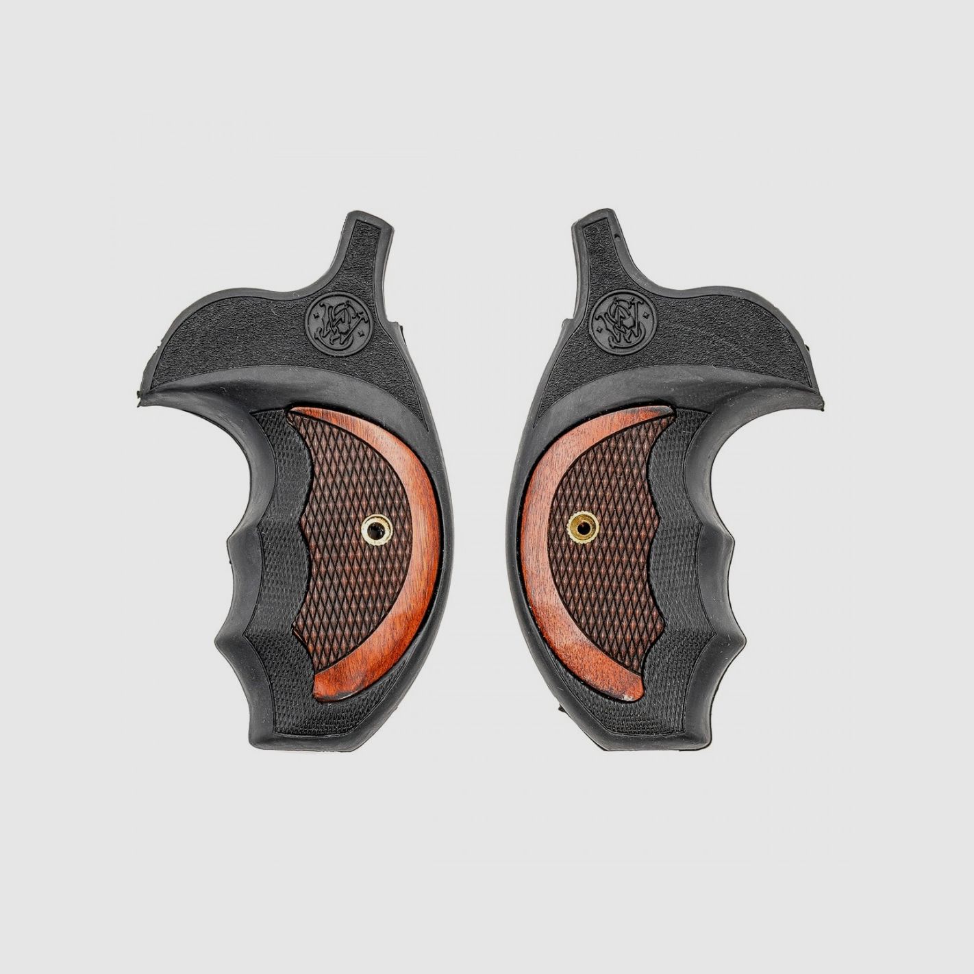 S&W K/L RUND FALCONIA SUPER ROSEWOOD CHECKERED INSERT, Bild 3 von 4