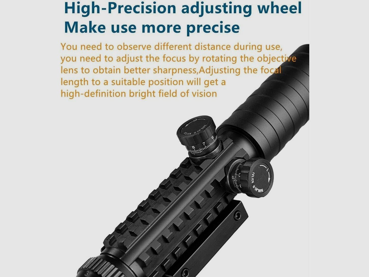3-9x32 Scope, Jagdzielfernrohr, für Jagd, Ziel, eingebaute 11 / 22 mm Schiene, Bild 11 von 12