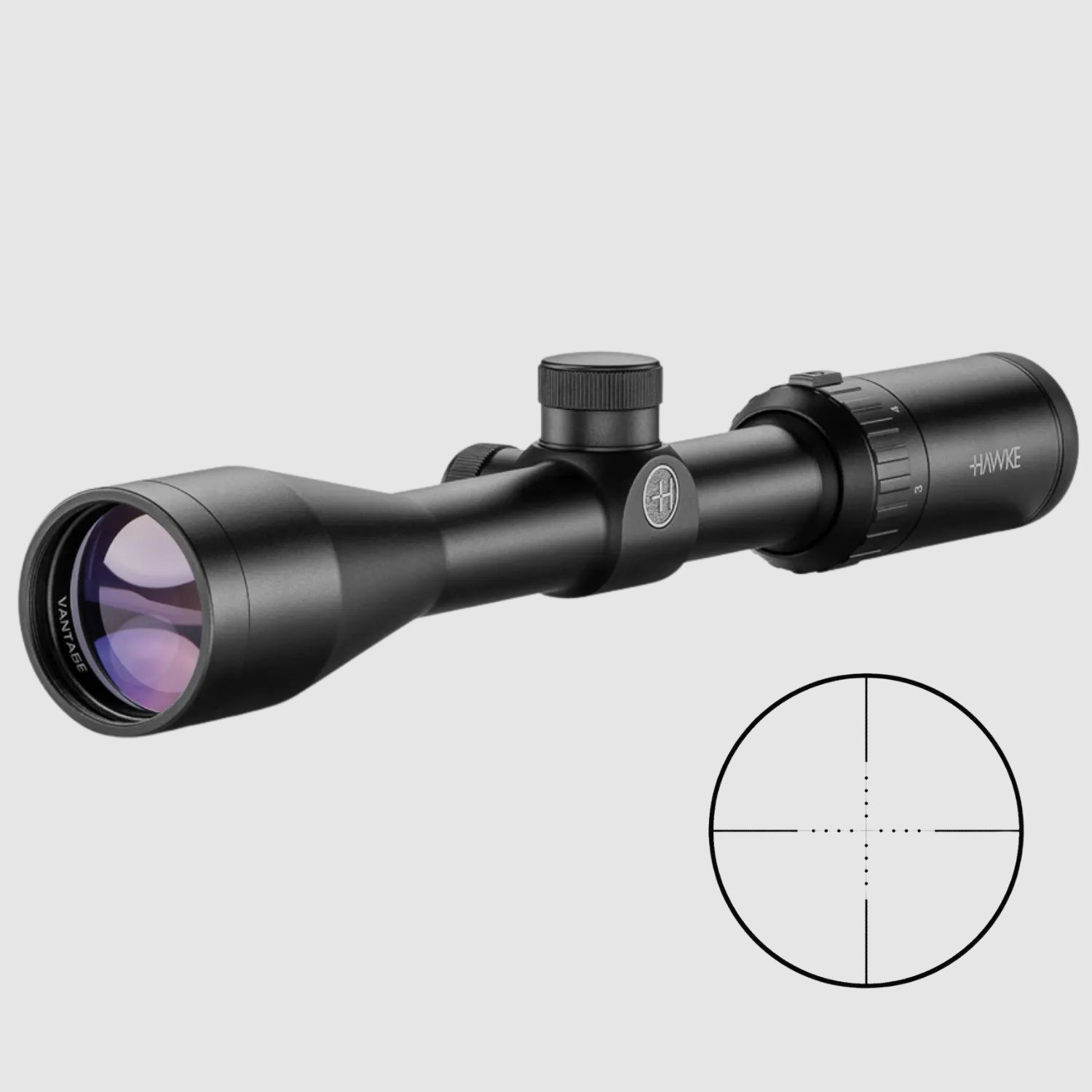 Hawke Vantage 3-9x40 MilDot Cannocchiale resistente agli urti