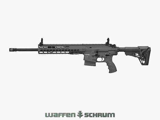 Haenel CR 308 black / Long handguard / Match trigger