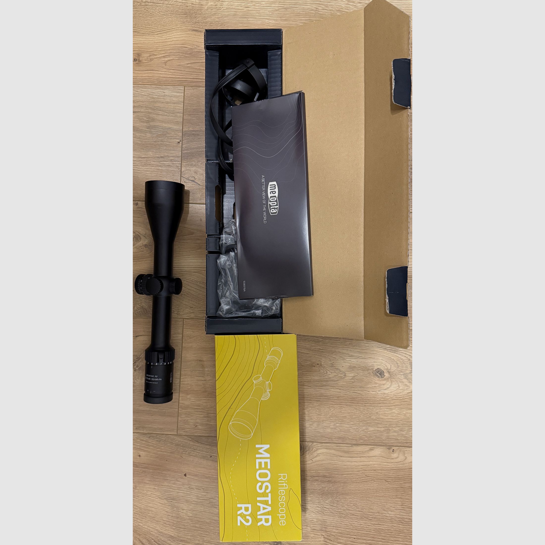 Meopta Meostar R2 2.5-15x56 RD/MR PA riflescope Parallax adjustment Zeiss rail as good as new