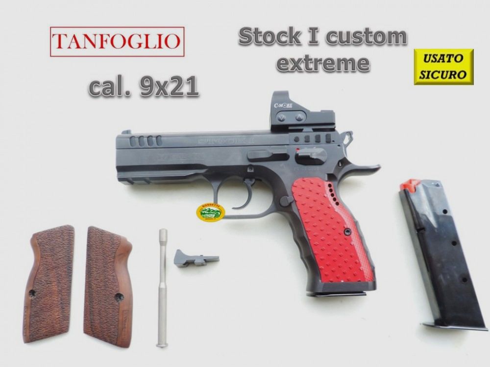 TANFOGLIO Stock I ´´ Custom Extreme ´´ gebraucht Kal.9x21 R.16397, Bild 1 von 2