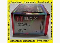 Pudełko 100 pocisków HORNADY ELD-X 230grs kal. 338 ref. 33210