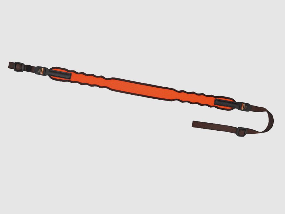 Niggeloh Correa de Rifle Escopeta Neopreno Liberación Rápida Naranja