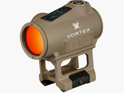 Vortex Crossfire II Red Dot 2MOA Solar TAN Visor reflex