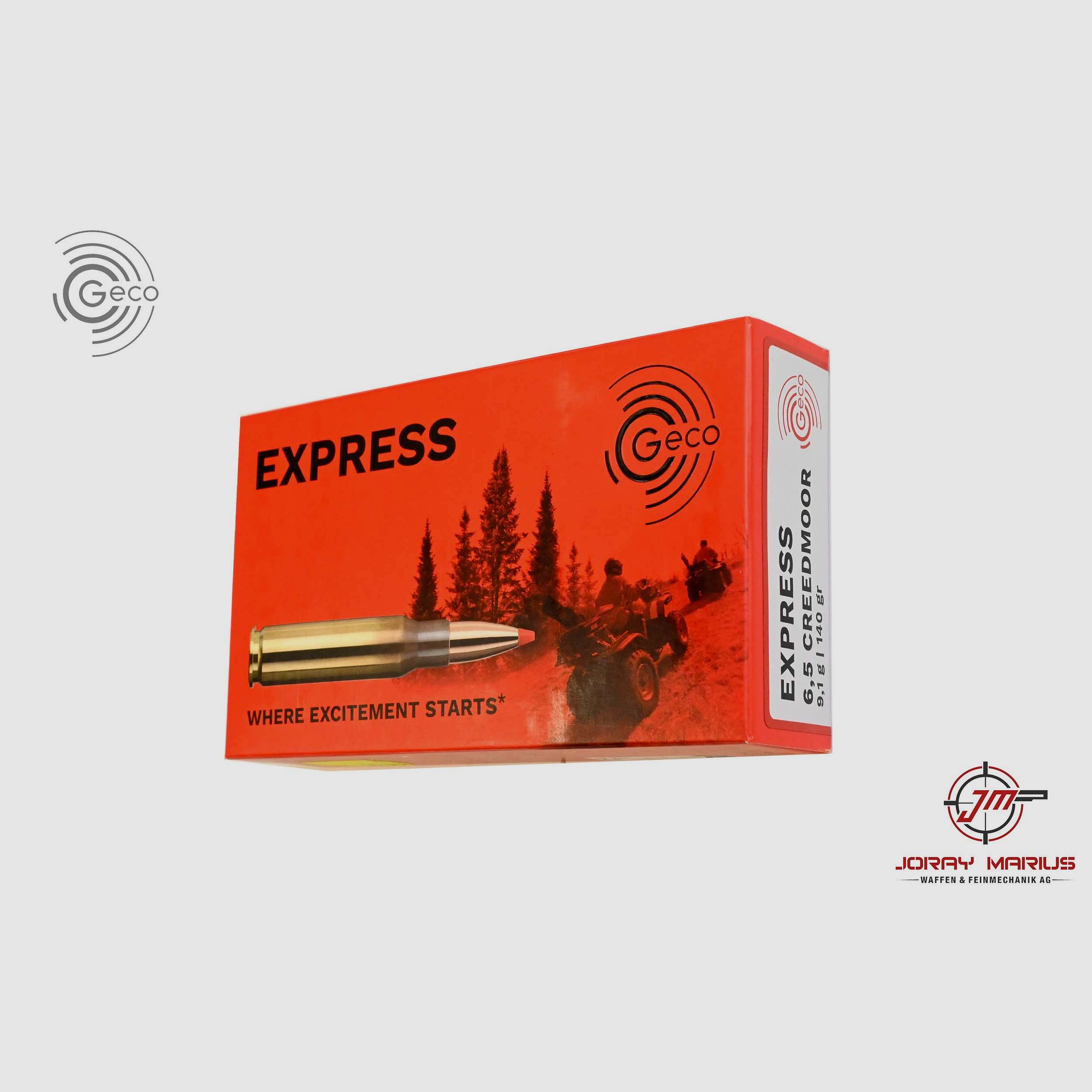 6.5 Creedmoor Geco 9.1g 140gr Express