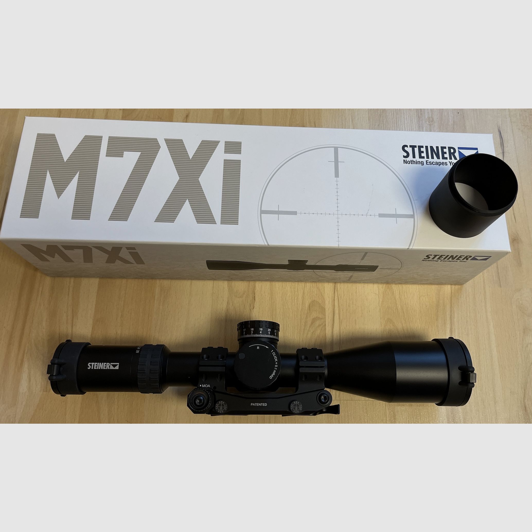Steiner M7Xi 4-28x56 MSR2, Eratac Blockmontage