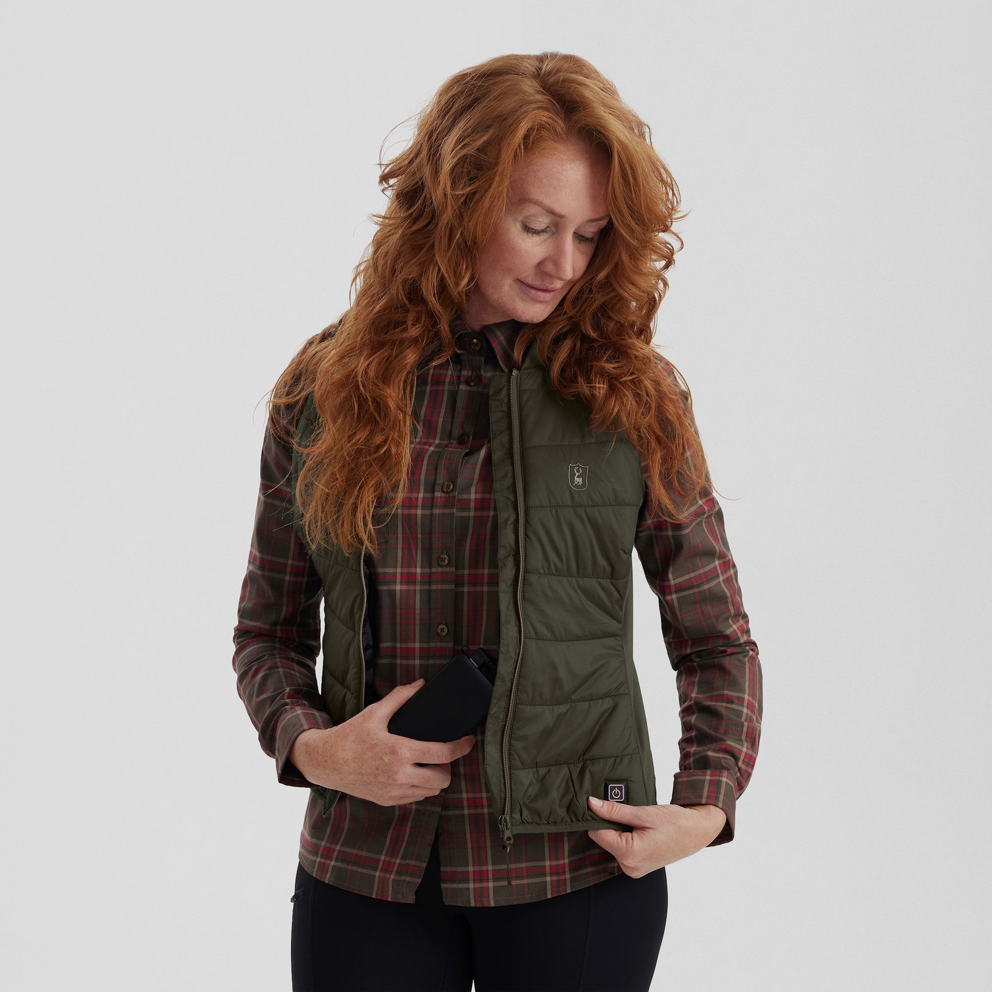 Deerhunter Lady Heat Inner Waistcoat Deep Green 46
