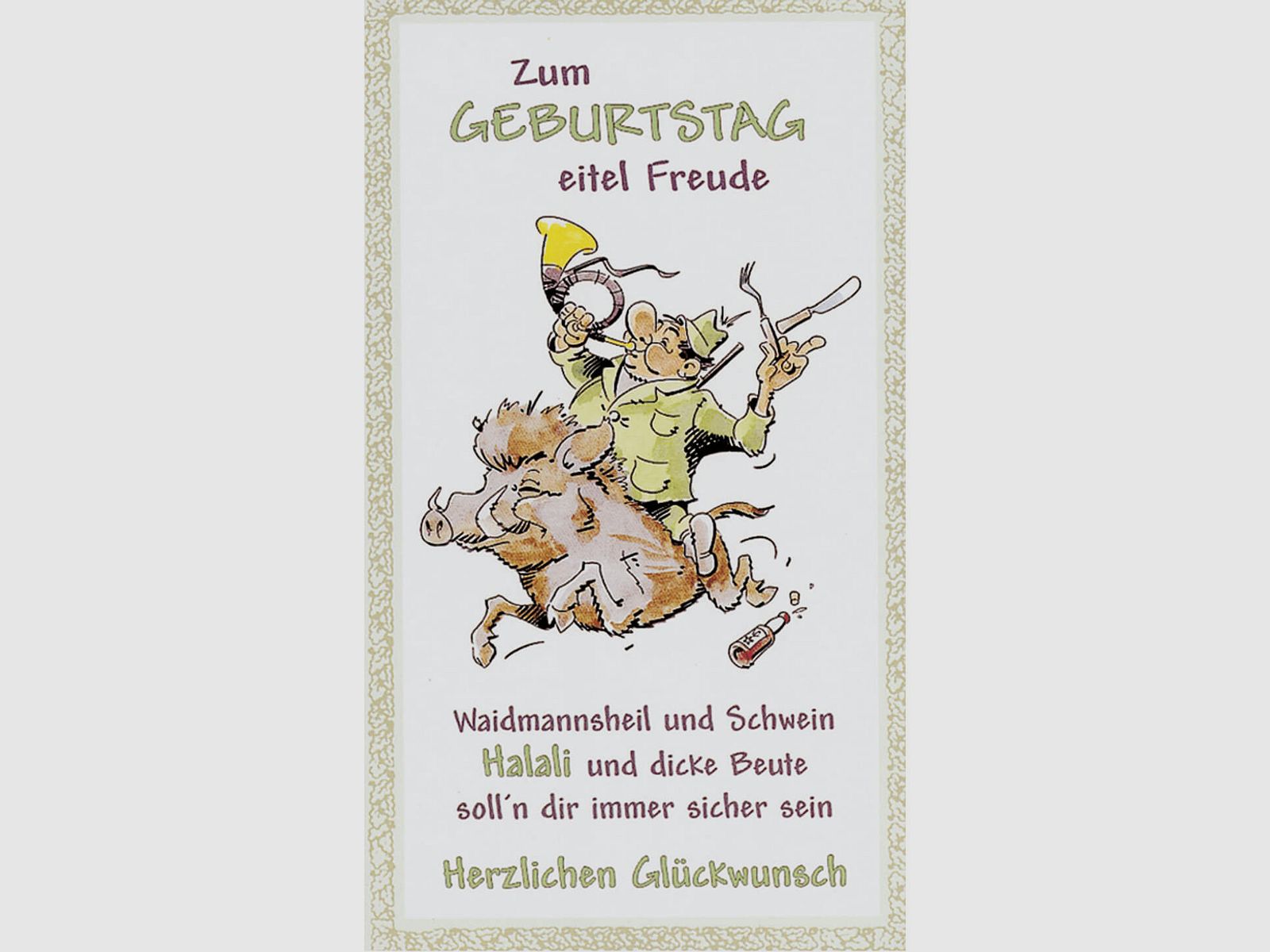 Jagd Geburtstagskarten - 8