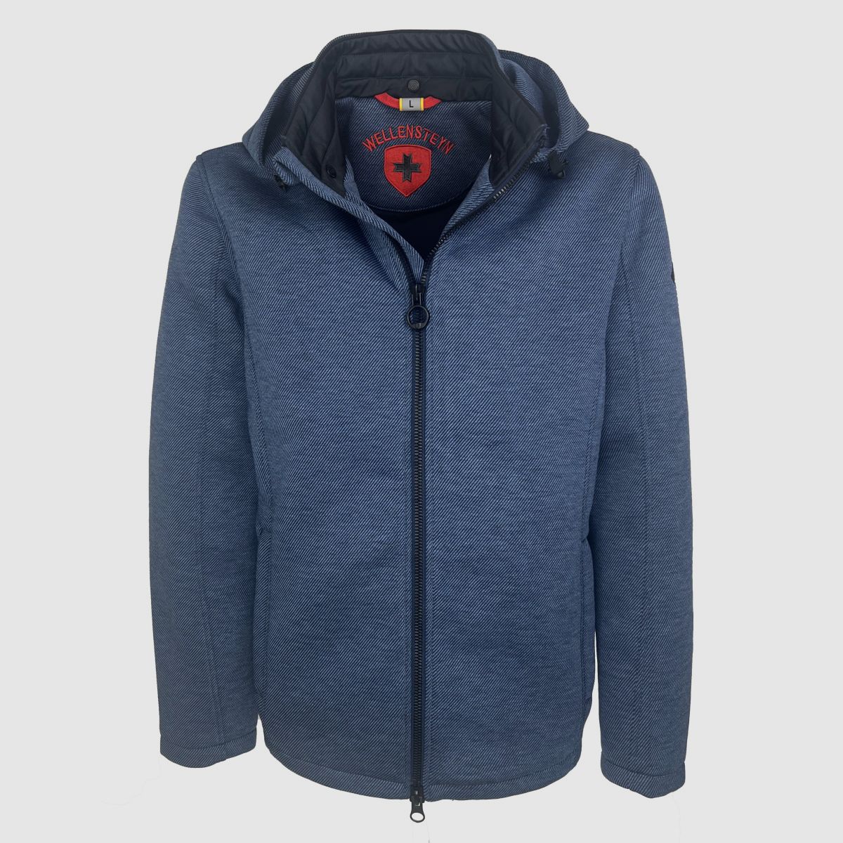 WELLENSTEYN Sarasota Heren Denimmelange Zwart