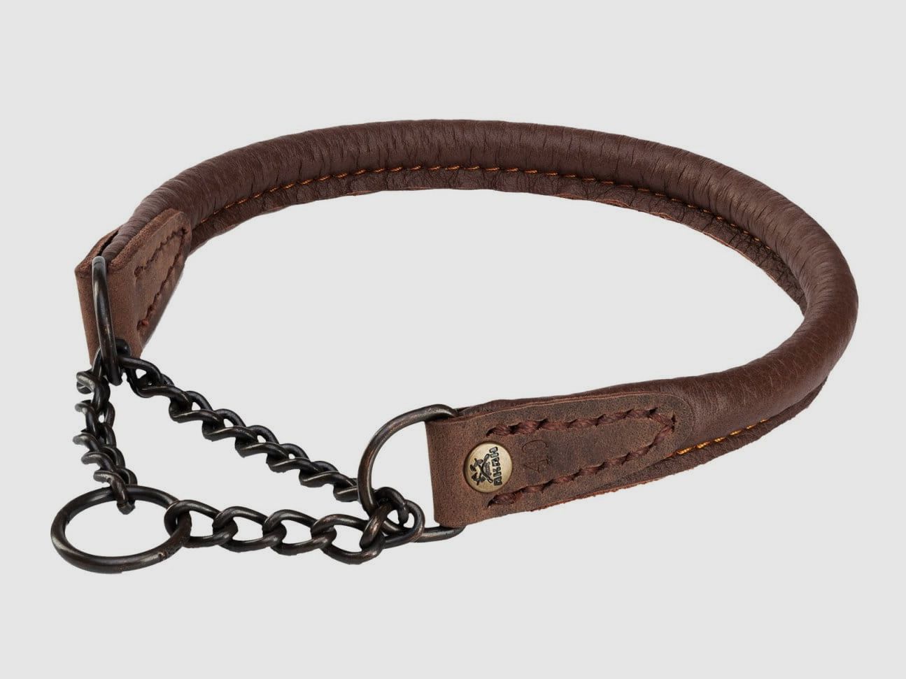 AKAH halsband van elandleer
