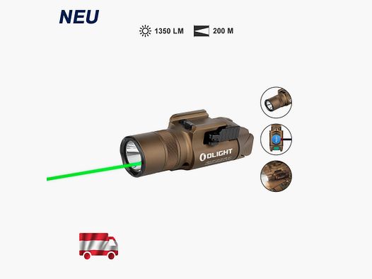 Olight Baldr Pro R Taktisches Licht Desert Tan