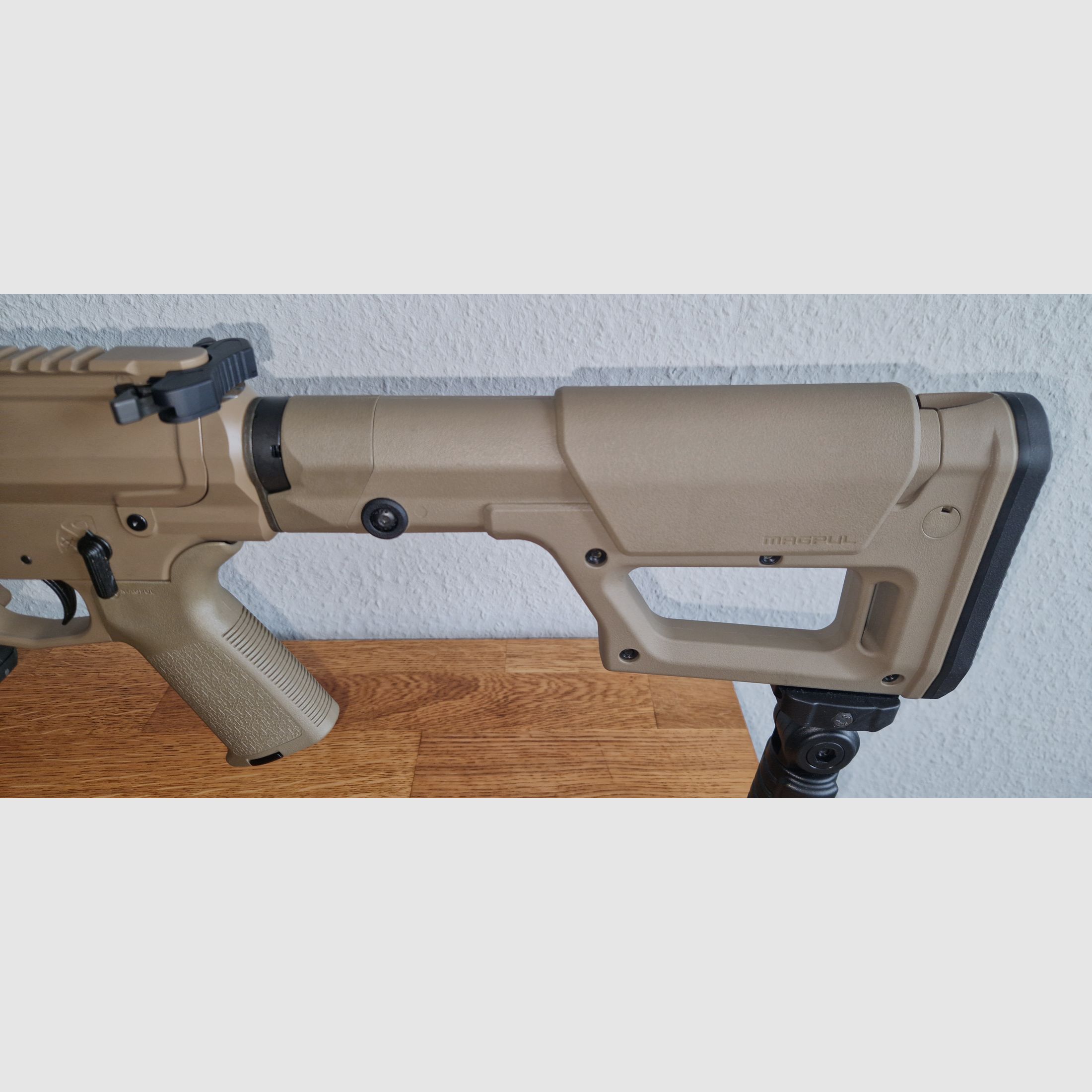 Aero Precision M5E1 FDE with stainless steel barrel in .308 Win (AR10, AR-10, Cerakote, Magpul)