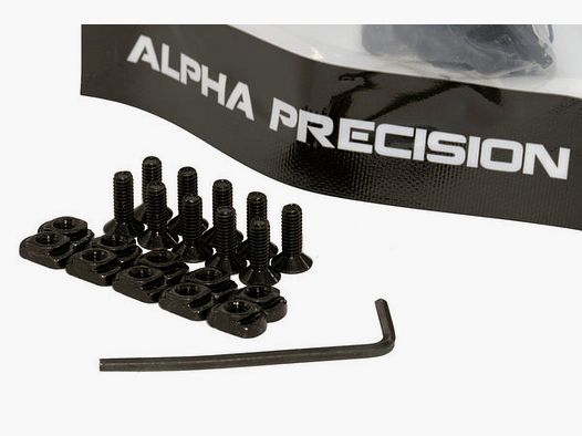 Alpha Precision - set di viti 10x 12mm - adatto per M-Lok
