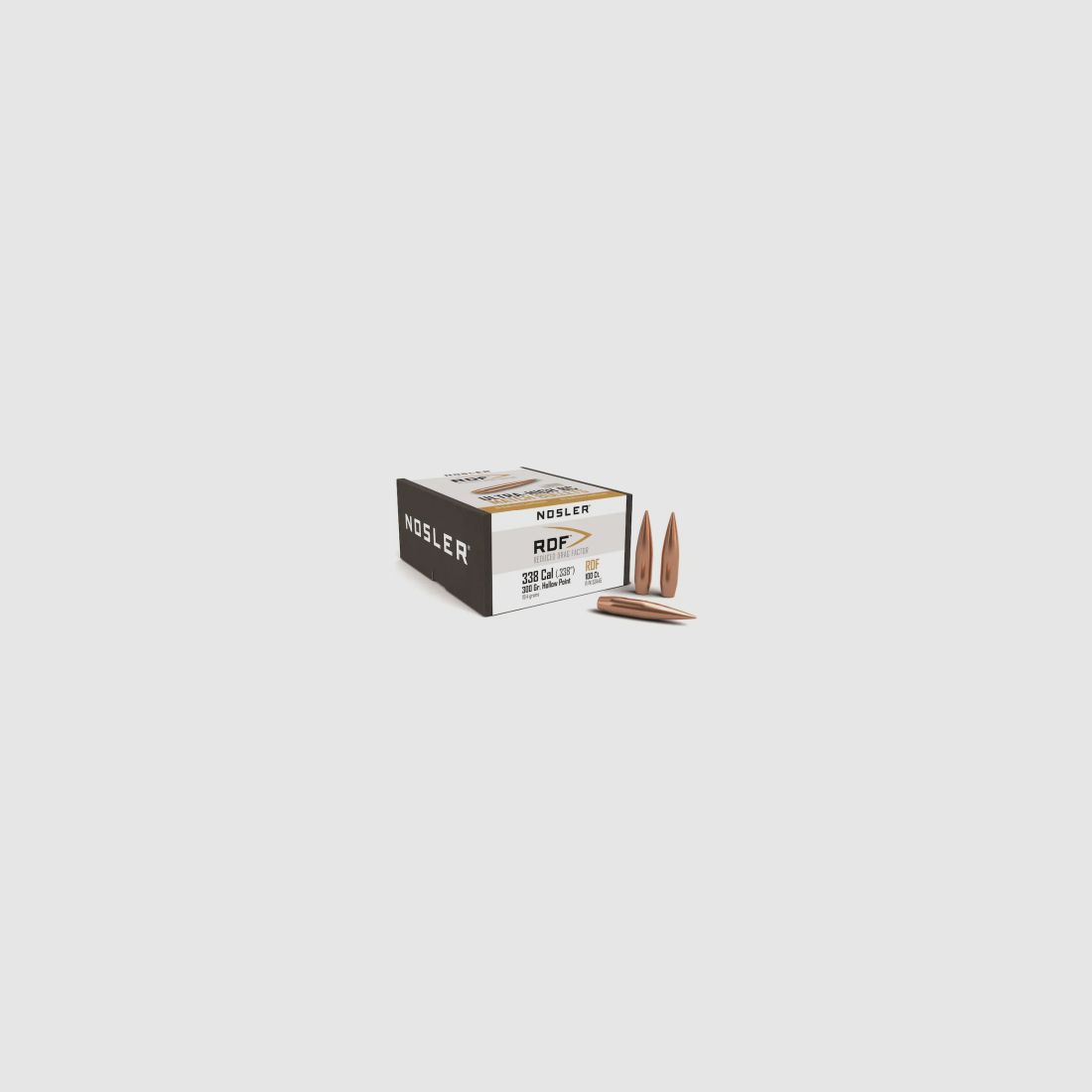 Nosler Geschoss .338/.338 RDF 300GR HPBT 100 Stück
