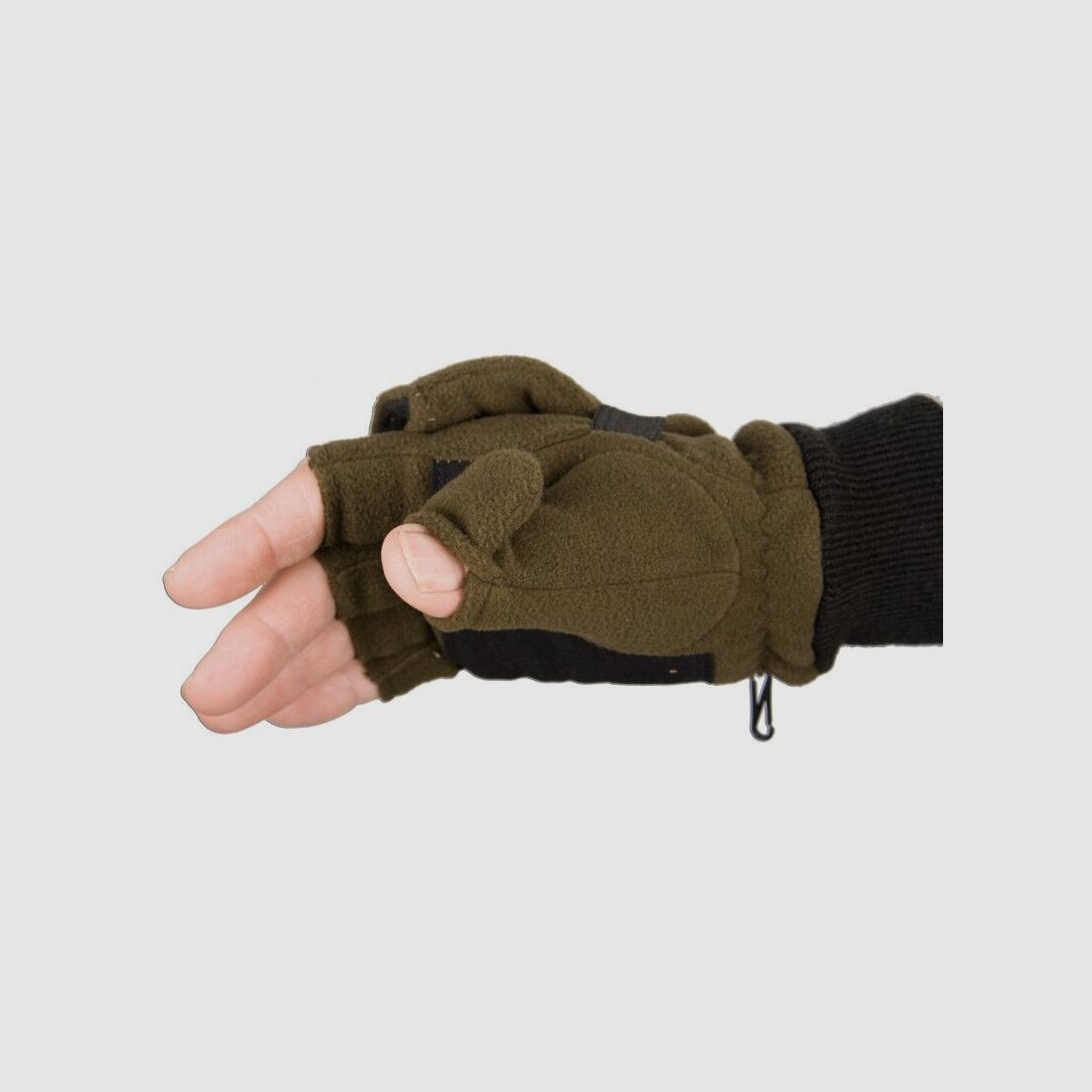 Somlys Fleece-Fäustlinge Grün