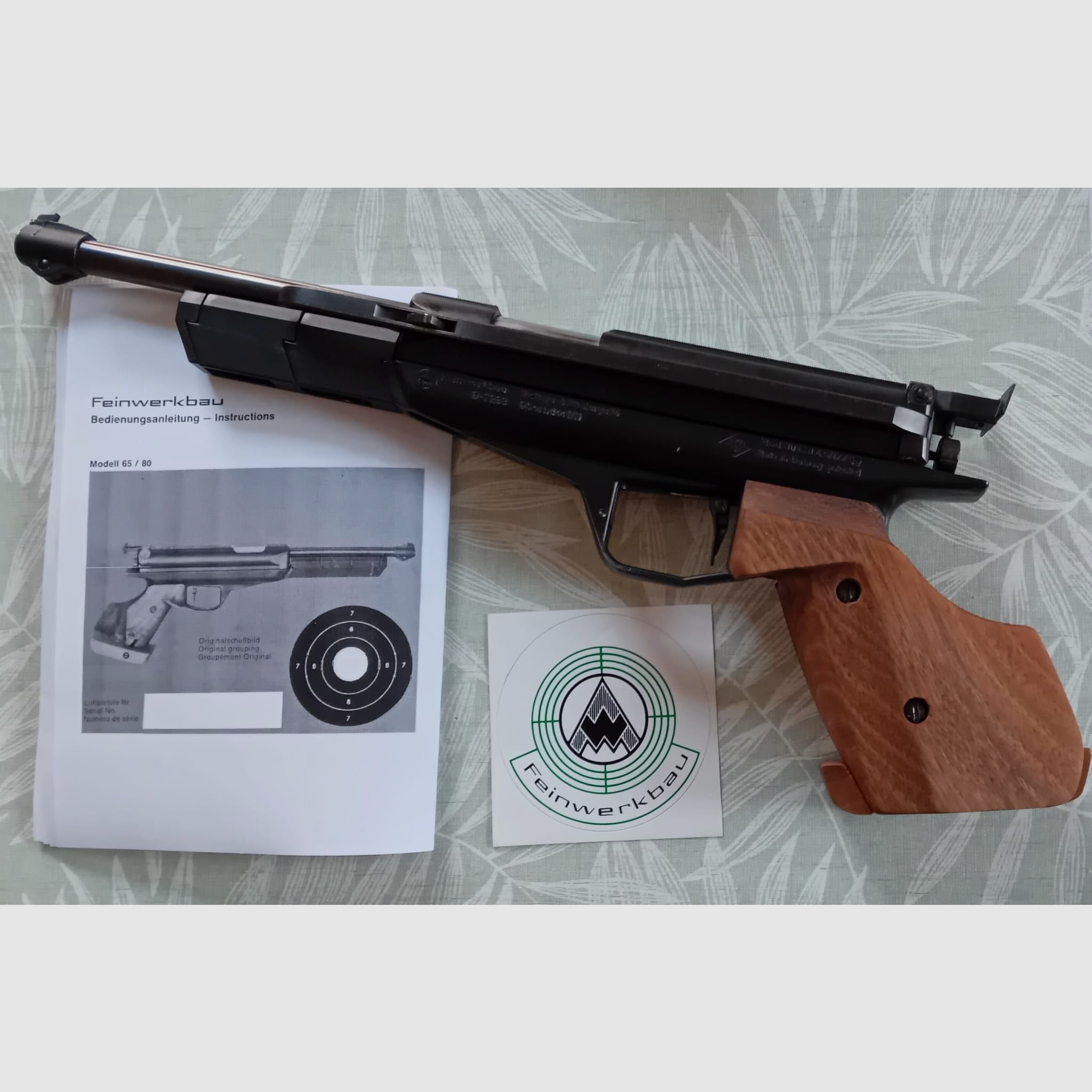 Pistola de aire comprimido Feinwerkbau 80 