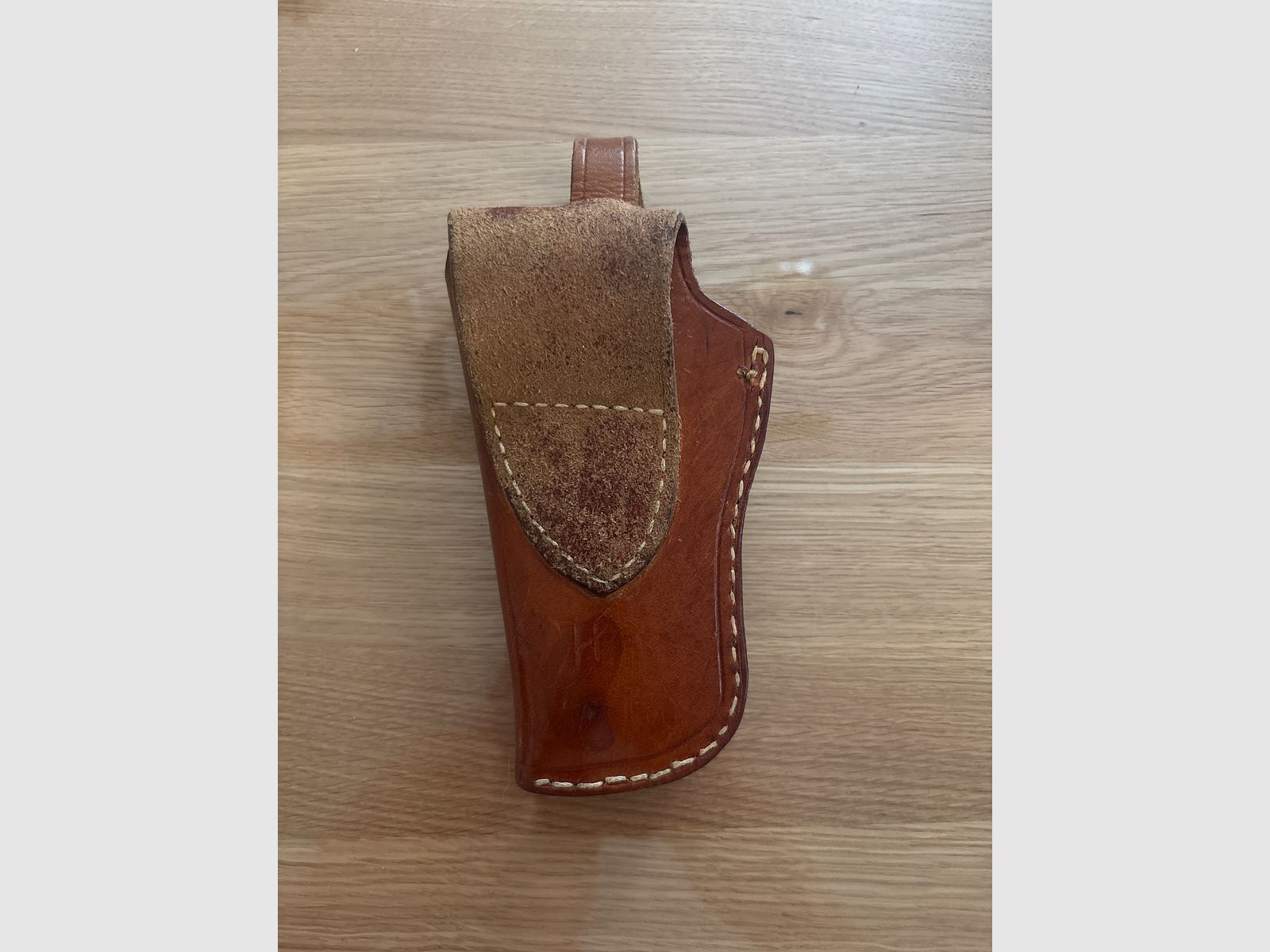 Verschillende holsters van leer