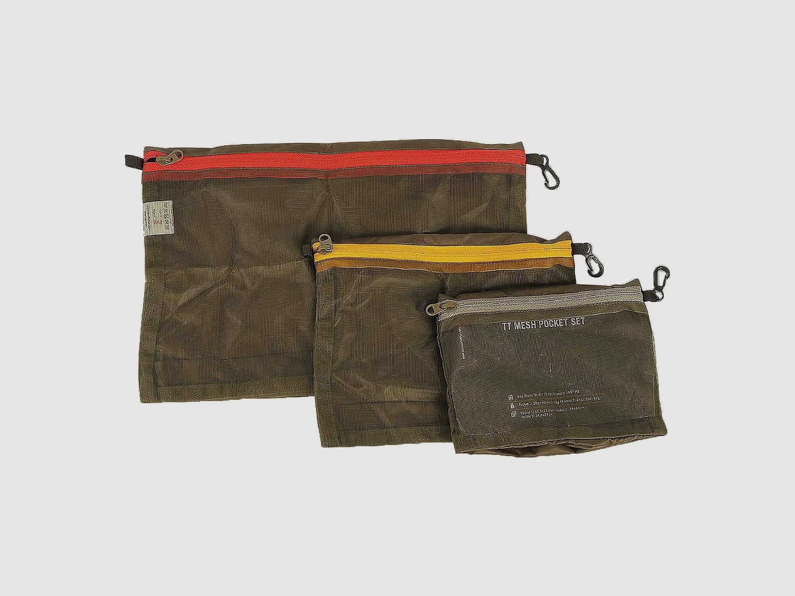 Tasmanian Tiger Tasmanian Tiger Netztaschen-Set Mesh Pocket Set - Oliv