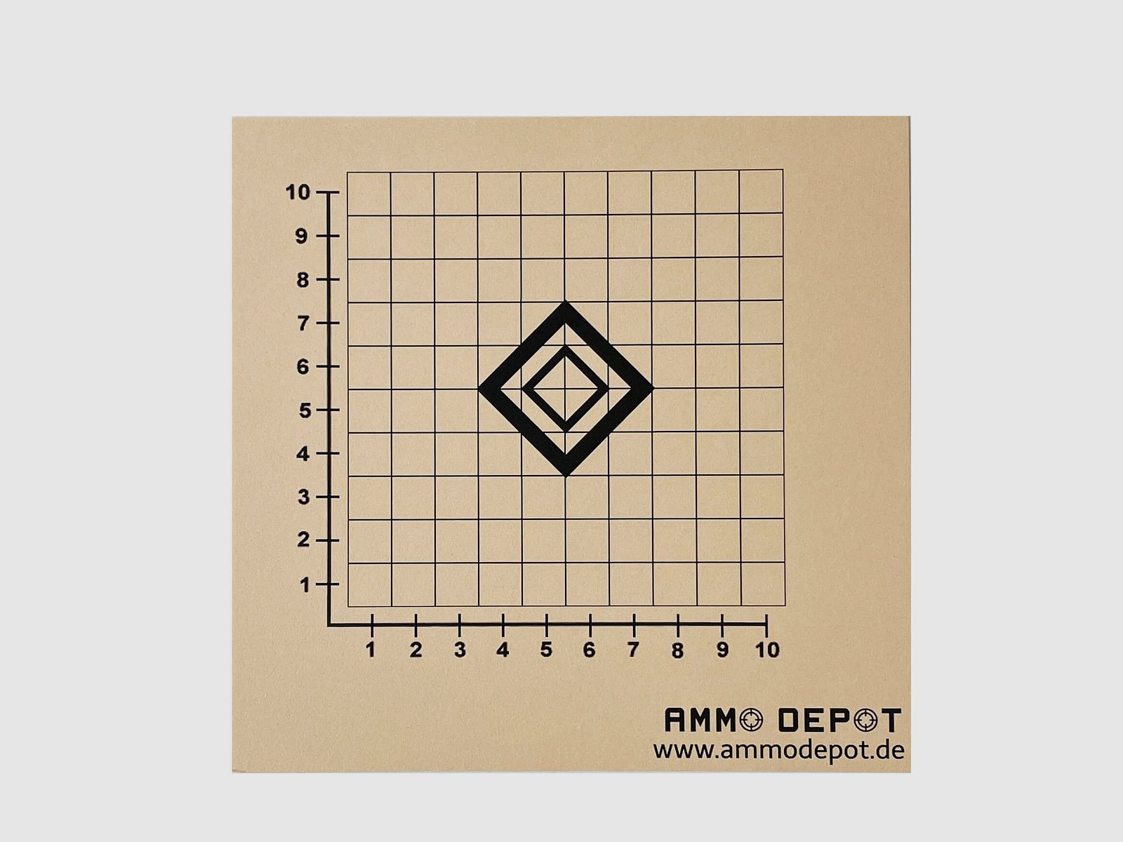 Ammo Depot Anschussscheibe, 10er Pack