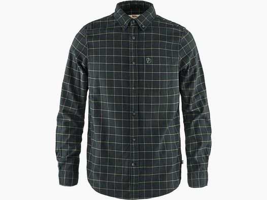 FJÄLLRÄVEN Övik Flannel Shirt M Dark Grey