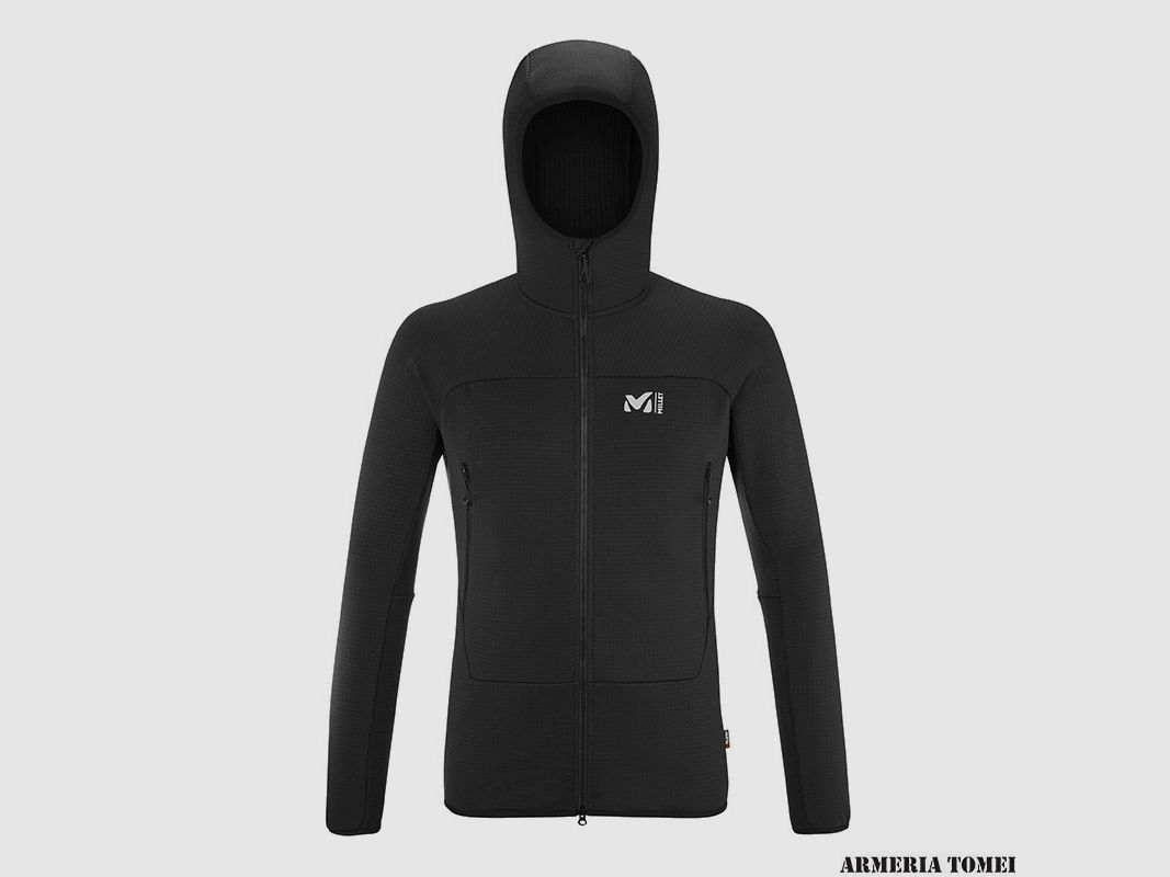 JACKET – MILLET – FUSION GRID HOODIE M 0247 BLACK, image 1 of 6