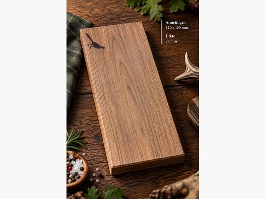 Atelier Julien x Jagter Houten Snijplank met Jachtmotief