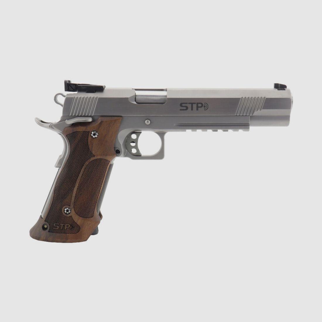 STP TM 28 6.0 con empuñadura Nill Match-German-Master y sistema intercambiable TM 6.0 9mm Luger y mira BOMAR