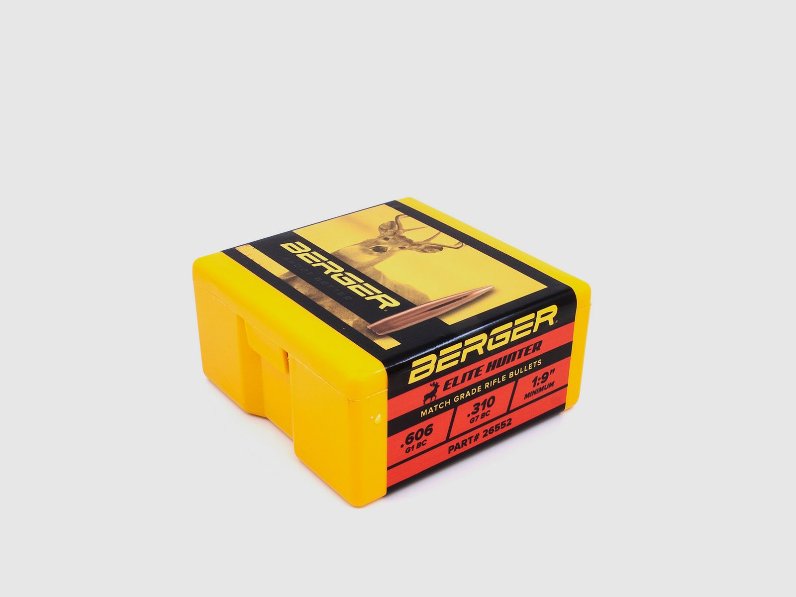 Proiettile Berger 6,5mm/.264 Elite Hunter 140GR 100 pezzi, immagine 2 di 11