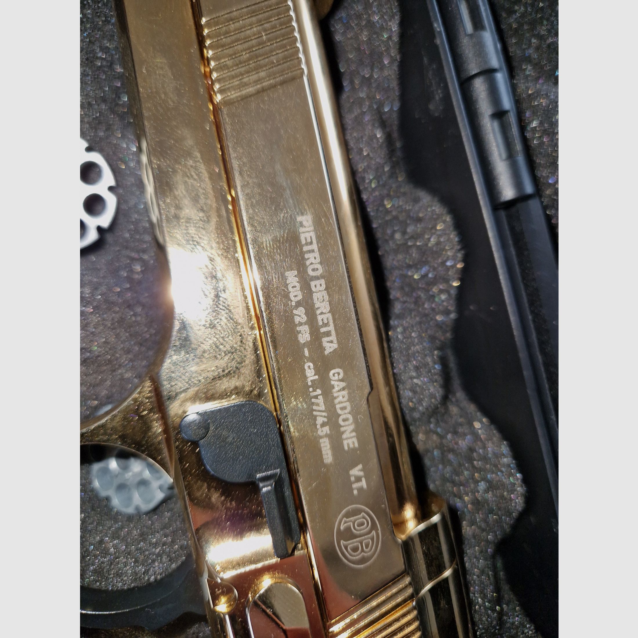 Gold beretta 92fs 4.5 diabolo