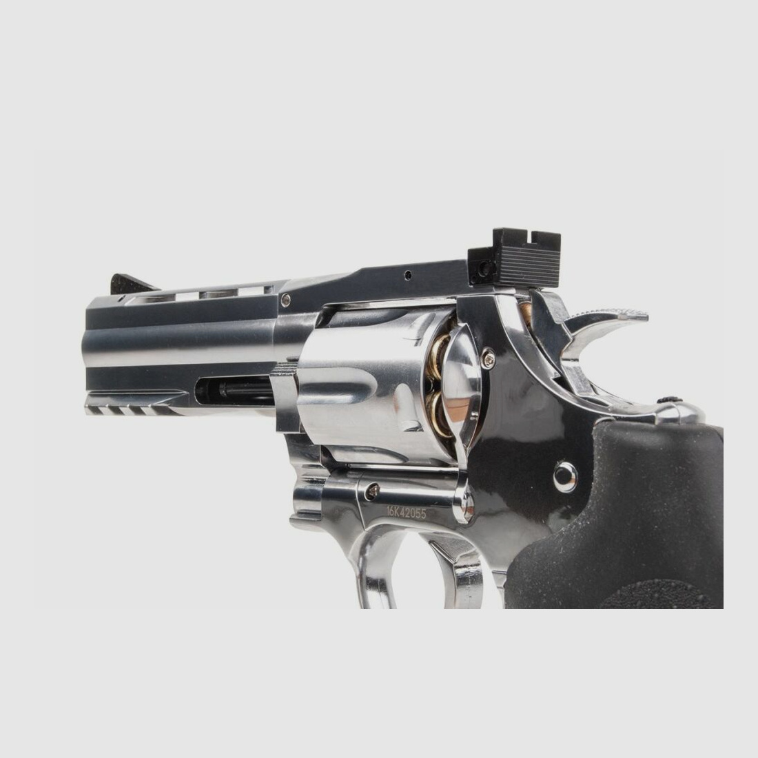 Dan Wesson 715 4" .177 Silber 4,5mm Druckluft Co2